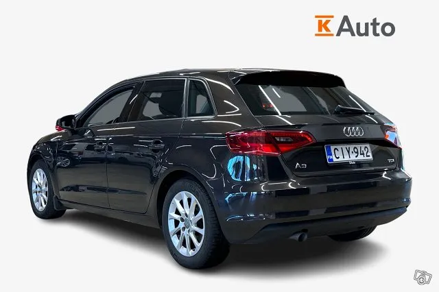 Audi A3 Sportback Business 1,6 TDI 77 kW *Vakkari / Xenon / Moottorinlämmitin / Suomi-Auto* Image 2